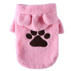 PinkyPaw Fuzzy Dog Hoodie