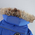 Faux Fur Hooded Parka Dog Jacket