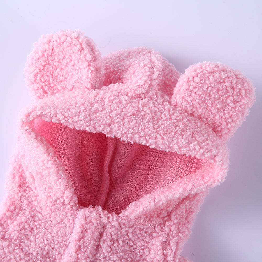 PinkyPaw Fuzzy Dog Hoodie