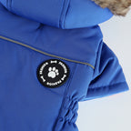 Faux Fur Hooded Parka Dog Jacket