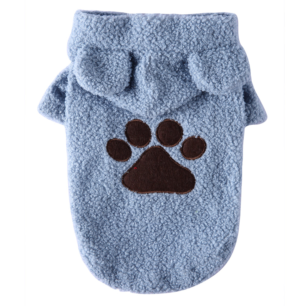 PinkyPaw Fuzzy Dog Hoodie