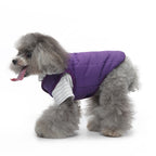 Bear Patch 2‑Piece Dog Outfit (Vest + Striped Turtleneck)