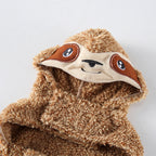 Adorable Sloth Dog Hoodie with Hood and Cute Face