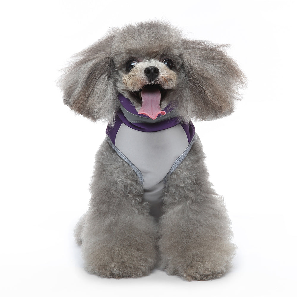 Quilted Harness Dog Vest – Purple