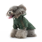 Faux Fur Hooded Parka Dog Jacket