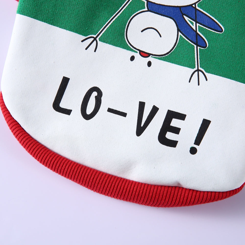 Christmas Love Snowman Dog Sweater