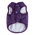 Bear Patch 2‑Piece Dog Outfit (Vest + Striped Turtleneck)