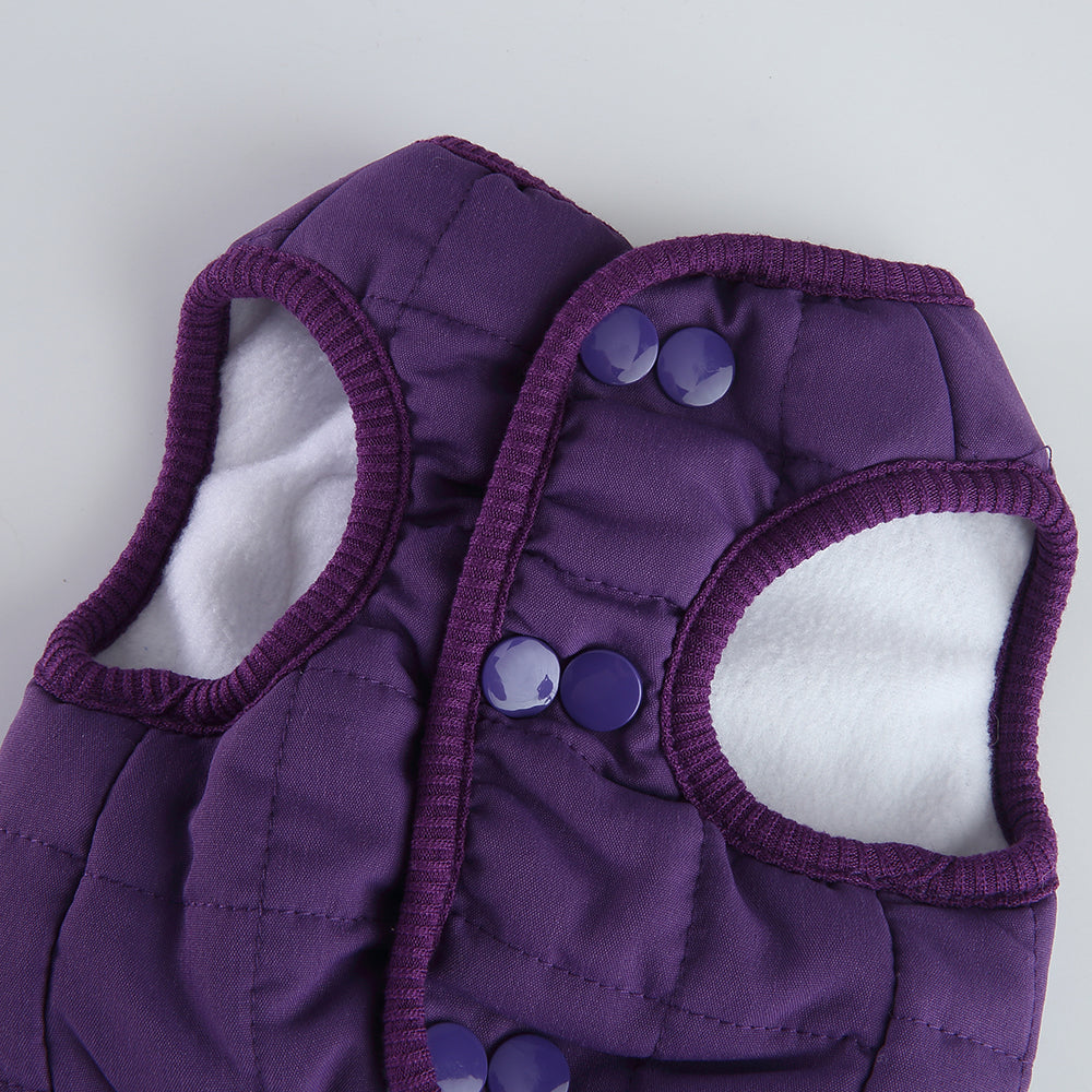 Bear Patch 2‑Piece Dog Outfit (Vest + Striped Turtleneck)