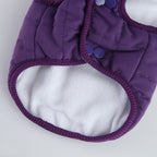 Bear Patch 2‑Piece Dog Outfit (Vest + Striped Turtleneck)