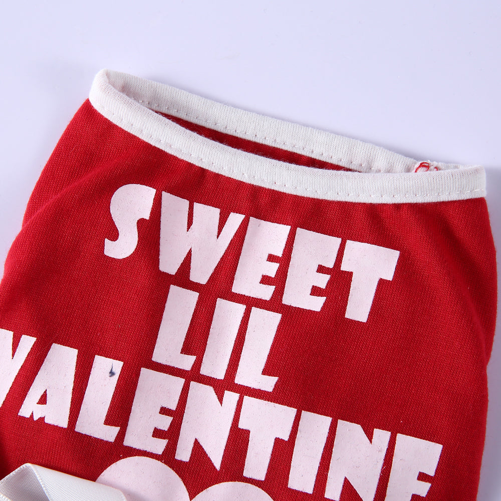 Polka Dot Green Dog Dress with Christmas Tree Design