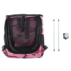 Multi-Function Pet Bike Carrier – Grey / Wine Red / Black / Pink Camo / Green Camo