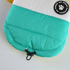 Colorblock Hooded Puffer Dog Jacket