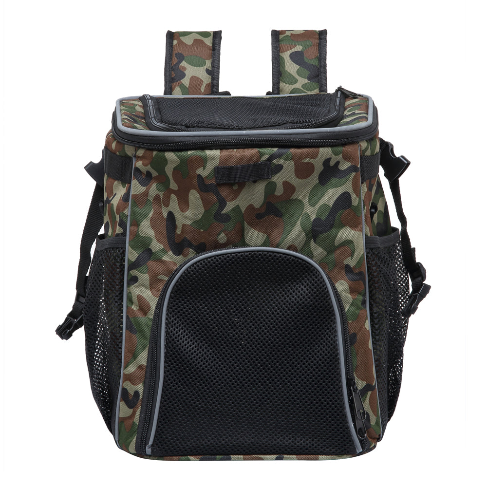 Multi-Function Pet Bike Carrier – Grey / Wine Red / Black / Pink Camo / Green Camo