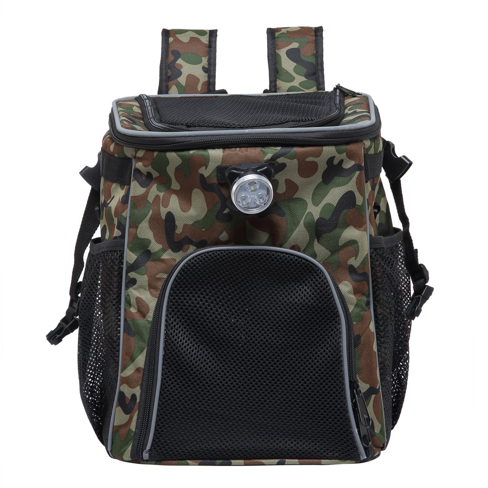 Multi-Function Pet Bike Carrier – Grey / Wine Red / Black / Pink Camo / Green Camo