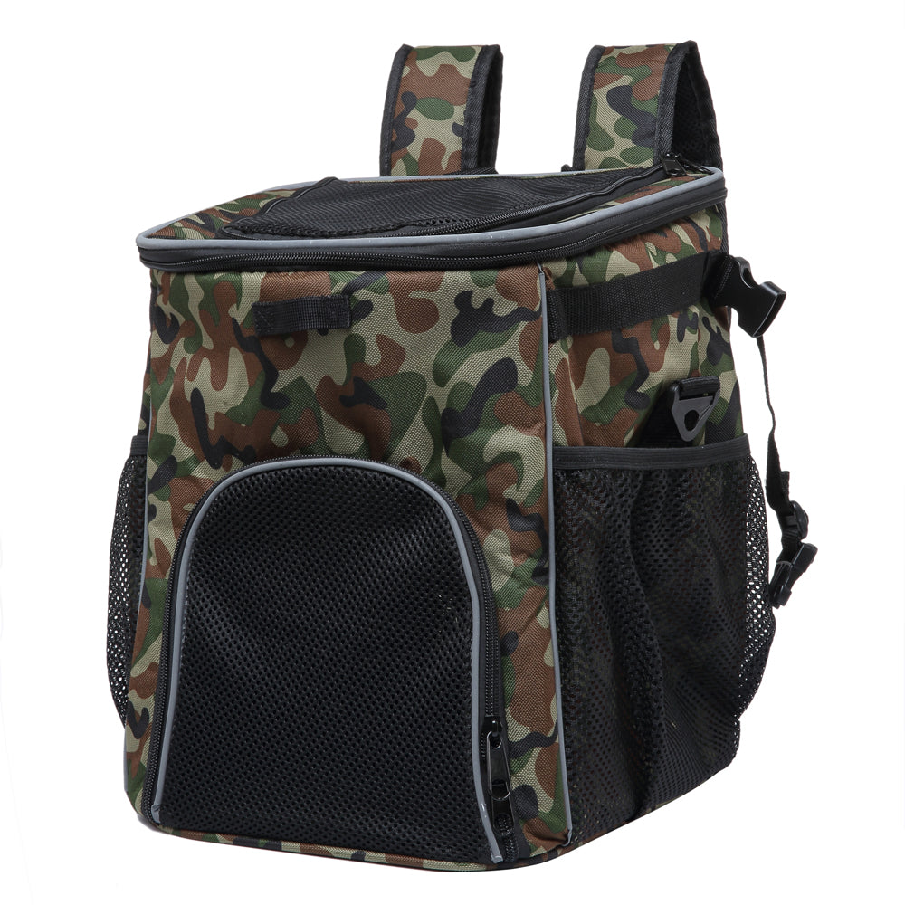 Multi-Function Pet Bike Carrier – Grey / Wine Red / Black / Pink Camo / Green Camo