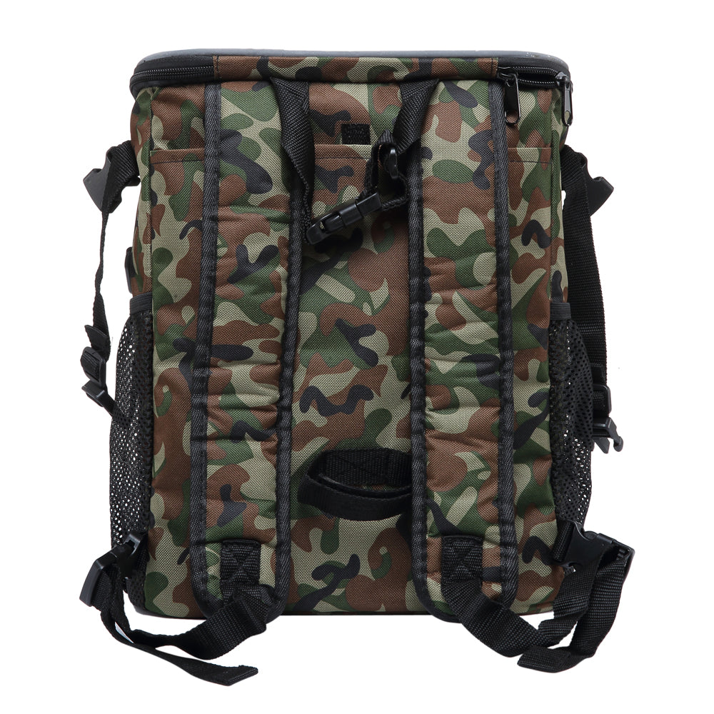 Multi-Function Pet Bike Carrier – Grey / Wine Red / Black / Pink Camo / Green Camo