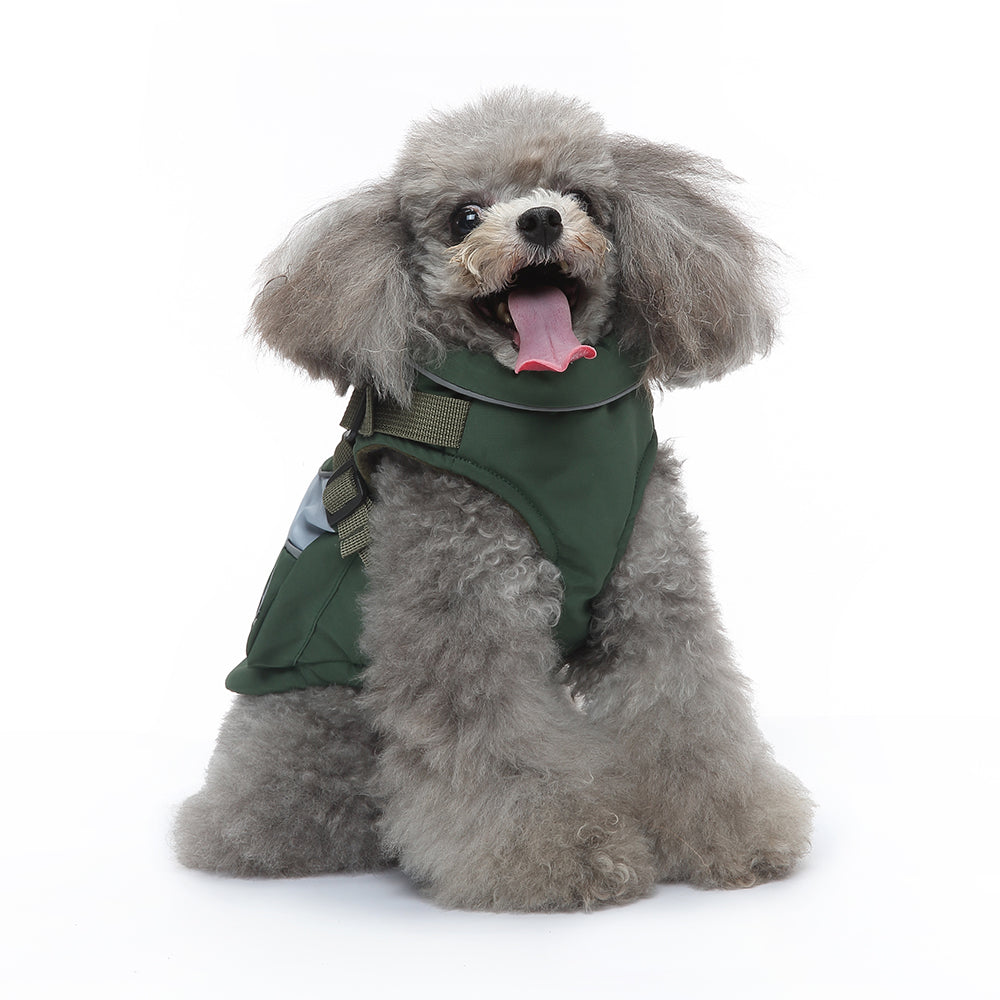 Dual-Color & Sport Harness Jacket – Red / Black / Army Green