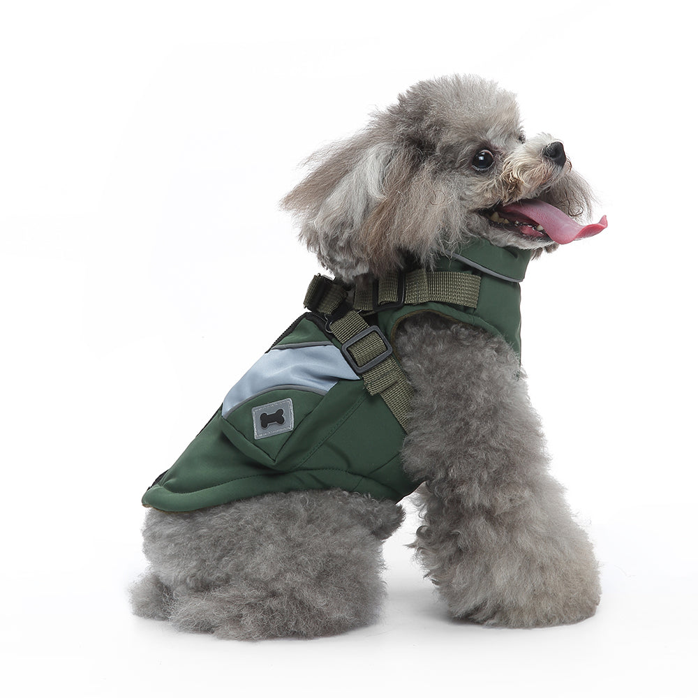 Dual-Color & Sport Harness Jacket – Red / Black / Army Green