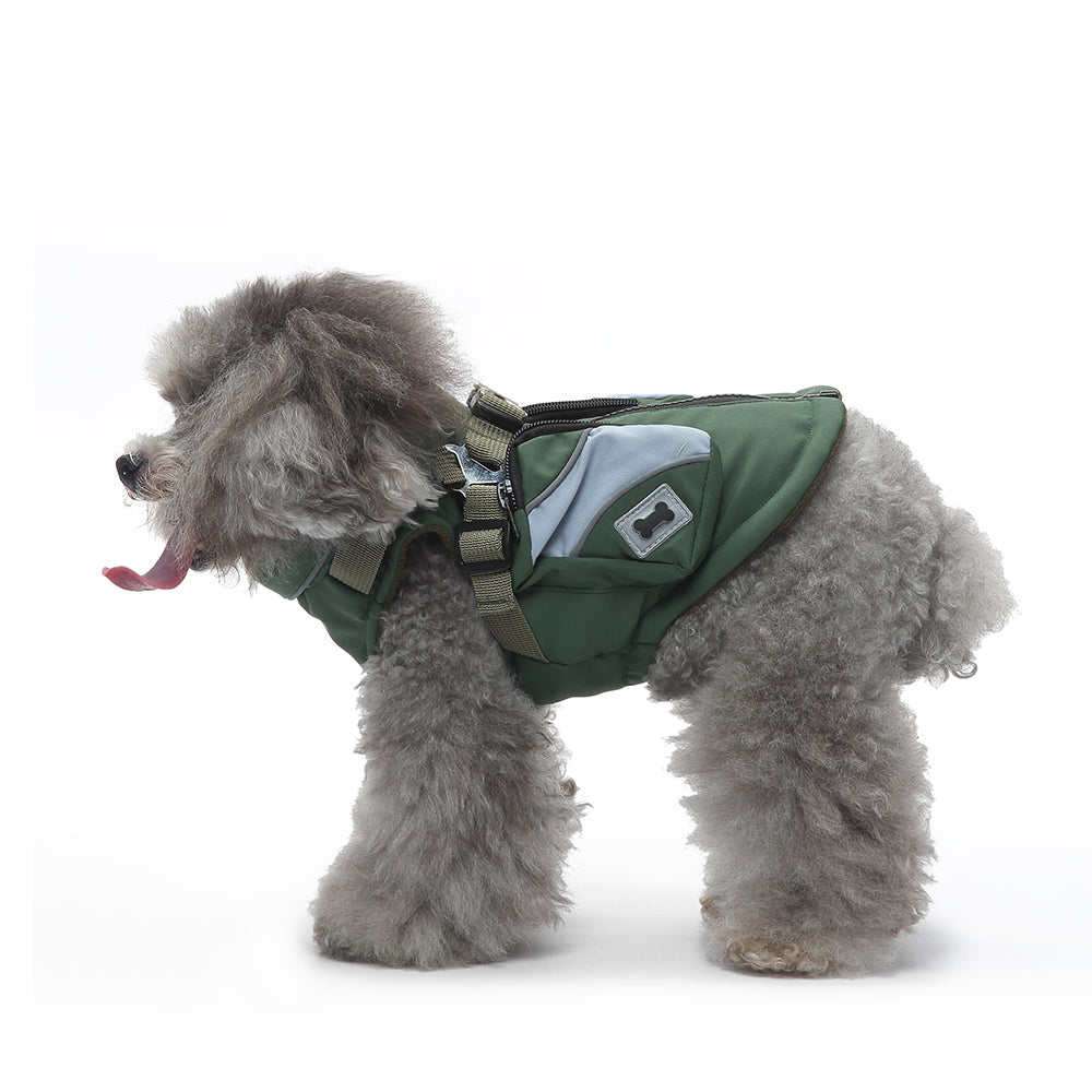 Dual-Color & Sport Harness Jacket – Red / Black / Army Green