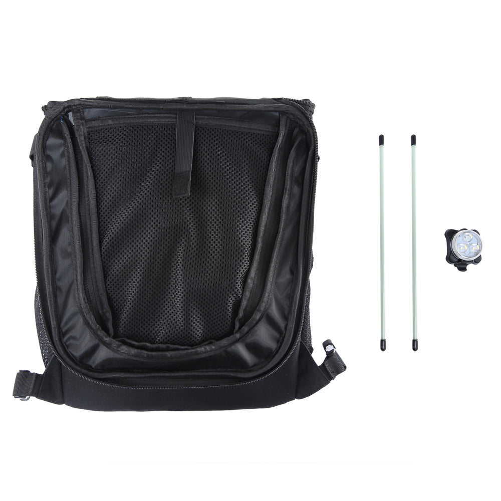 Multi-Function Pet Bike Carrier – Grey / Wine Red / Black / Pink Camo / Green Camo