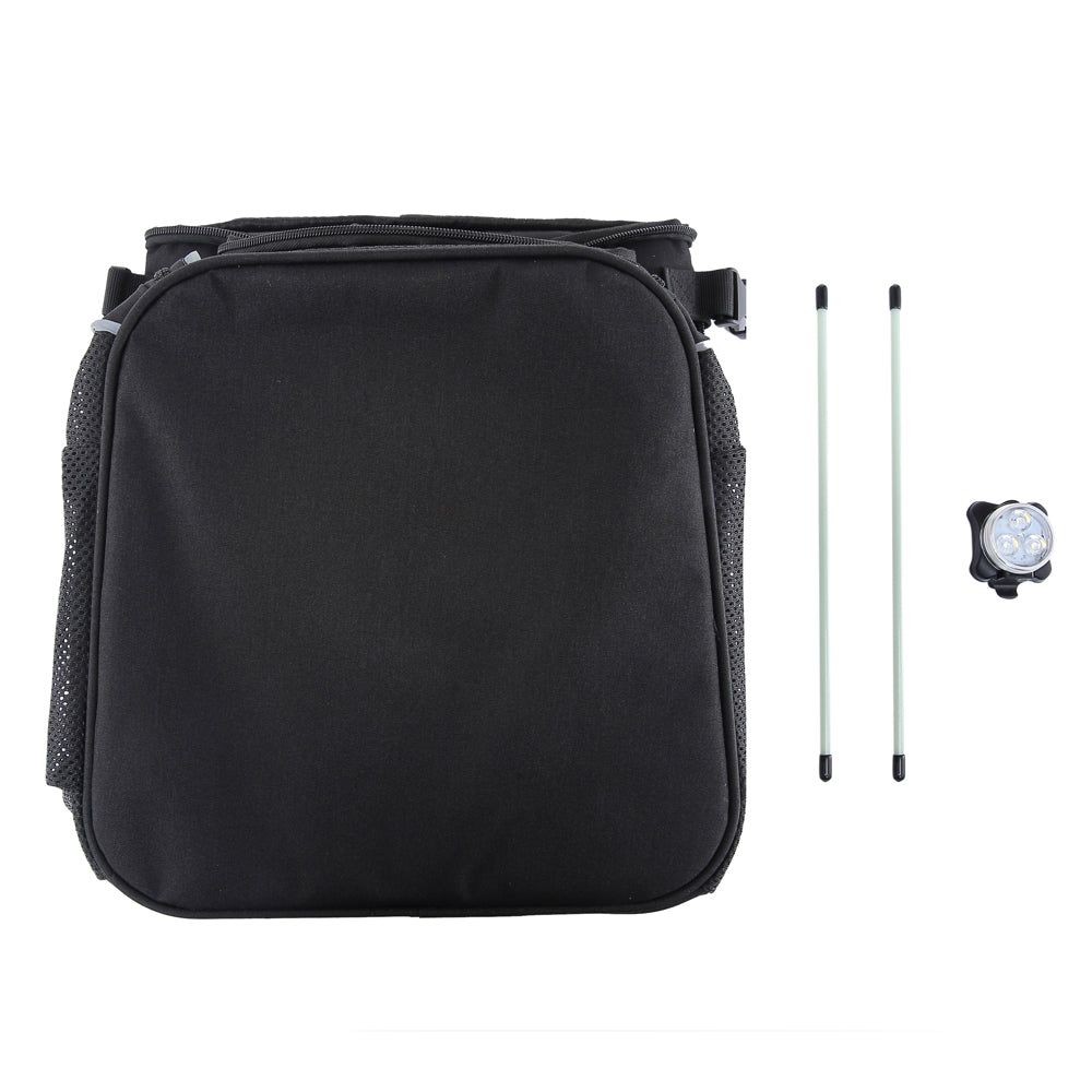 Multi-Function Pet Bike Carrier – Grey / Wine Red / Black / Pink Camo / Green Camo