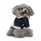 Denim Sherpa Dog Jacket