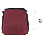 Multi-Function Pet Bike Carrier – Grey / Wine Red / Black / Pink Camo / Green Camo