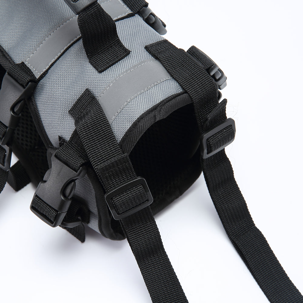 Multi-Function Pet Harness & Carry Strap – Black / Green / Grey