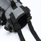 Multi-Function Pet Harness & Carry Strap – Black / Green / Grey