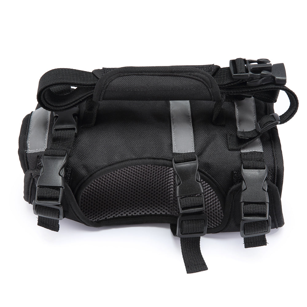 Multi-Function Pet Harness & Carry Strap – Black / Green / Grey