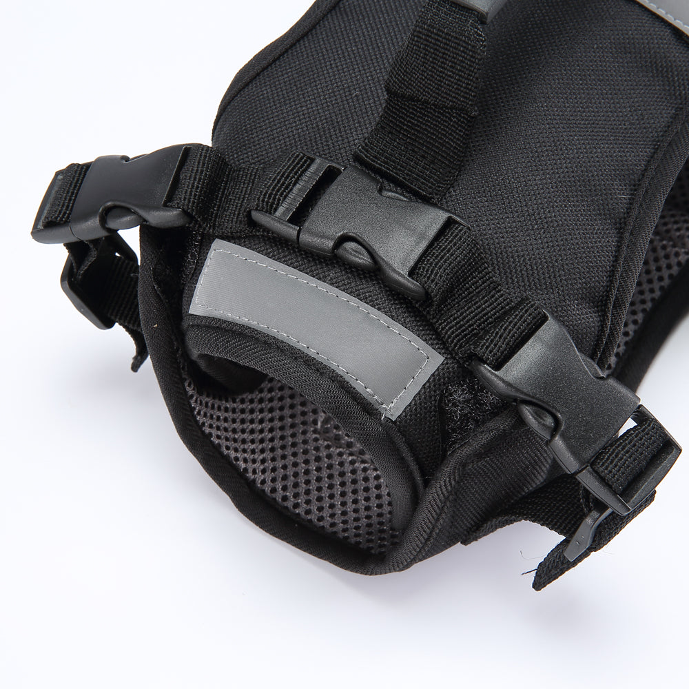 Multi-Function Pet Harness & Carry Strap – Black / Green / Grey