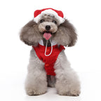 Santa Claus Dog Outfit with Hat