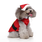 Santa Claus Dog Outfit with Hat