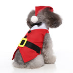 Santa Claus Dog Outfit with Hat