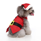 Santa Claus Dog Outfit with Hat