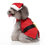 Santa Claus Dog Outfit with Hat