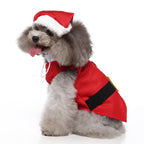 Santa Claus Dog Outfit with Hat