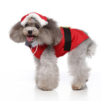 Santa Claus Dog Outfit with Hat