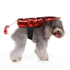 Cartoon Acme Dynamite Dog Costume – Fun Red Dynamite Outfit with Fuzzy Fuse