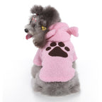 PinkyPaw Fuzzy Dog Hoodie