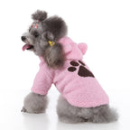 PinkyPaw Fuzzy Dog Hoodie