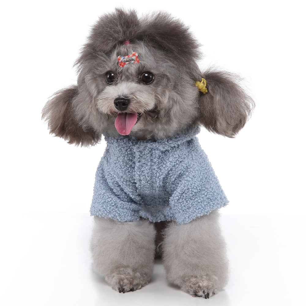 PinkyPaw Fuzzy Dog Hoodie