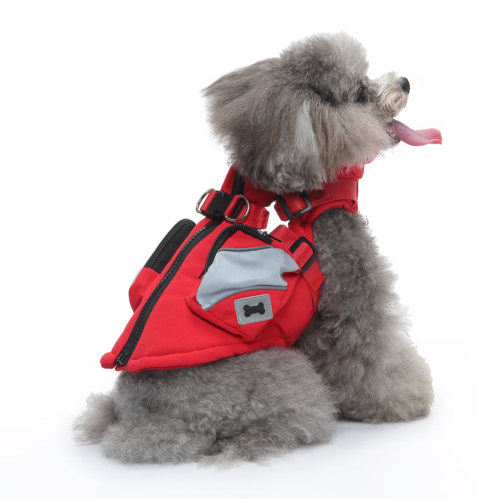 Dual-Color & Sport Harness Jacket – Red / Black / Army Green