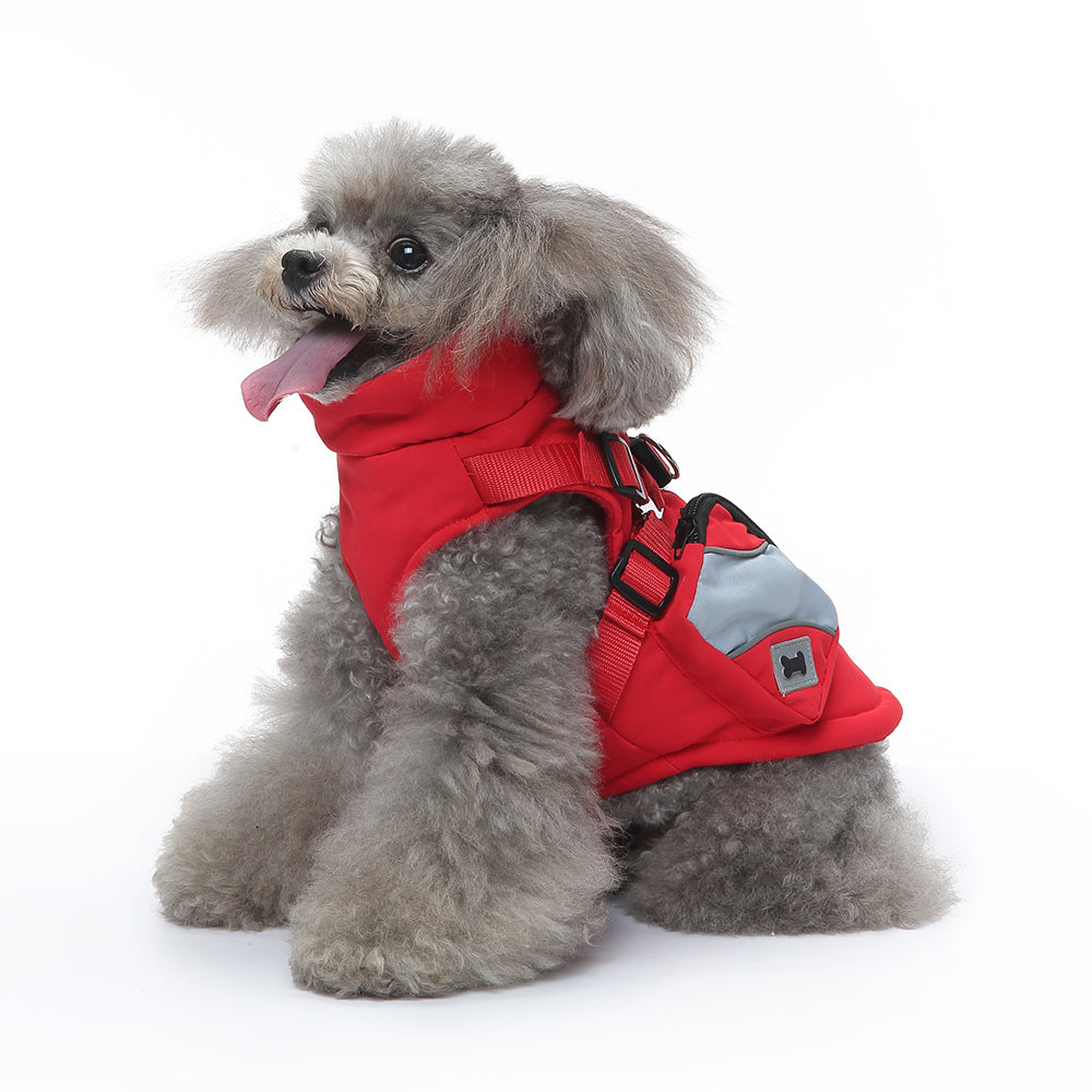 Dual-Color & Sport Harness Jacket – Red / Black / Army Green