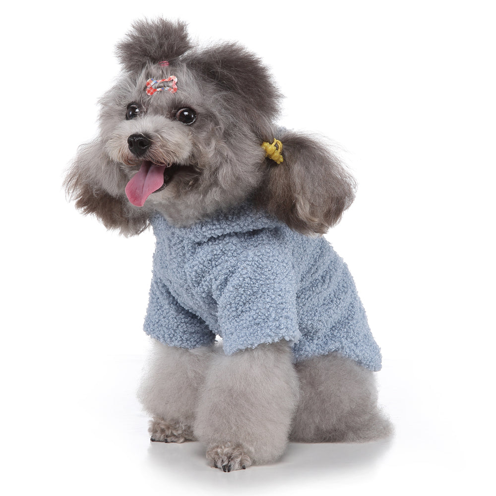 PinkyPaw Fuzzy Dog Hoodie