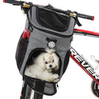 Multi-Function Pet Bike Carrier – Grey / Wine Red / Black / Pink Camo / Green Camo