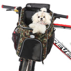 Multi-Function Pet Bike Carrier – Grey / Wine Red / Black / Pink Camo / Green Camo