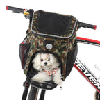 Multi-Function Pet Bike Carrier – Grey / Wine Red / Black / Pink Camo / Green Camo