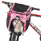 Multi-Function Pet Bike Carrier – Grey / Wine Red / Black / Pink Camo / Green Camo