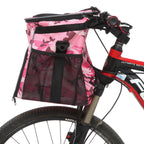 Multi-Function Pet Bike Carrier – Grey / Wine Red / Black / Pink Camo / Green Camo